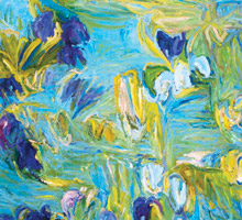 'Pond Iris' By Reg Livermore